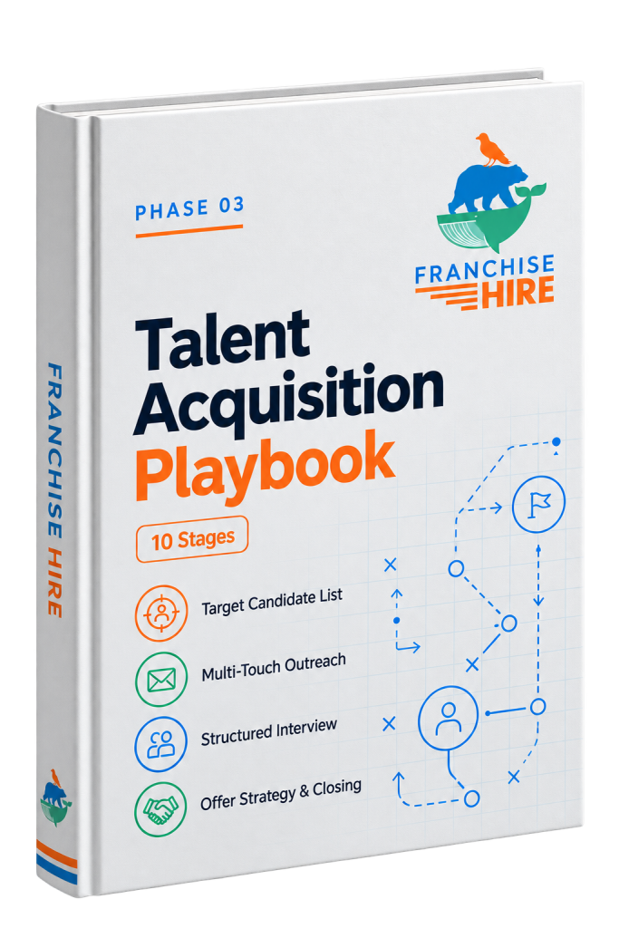 Franchise Hire Phase 03 Talent Acquisition Playbook cover