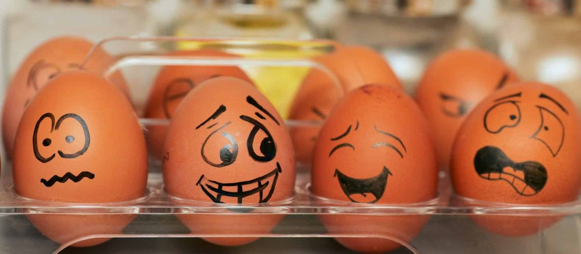 Eggs with Emotions of Losing a Job